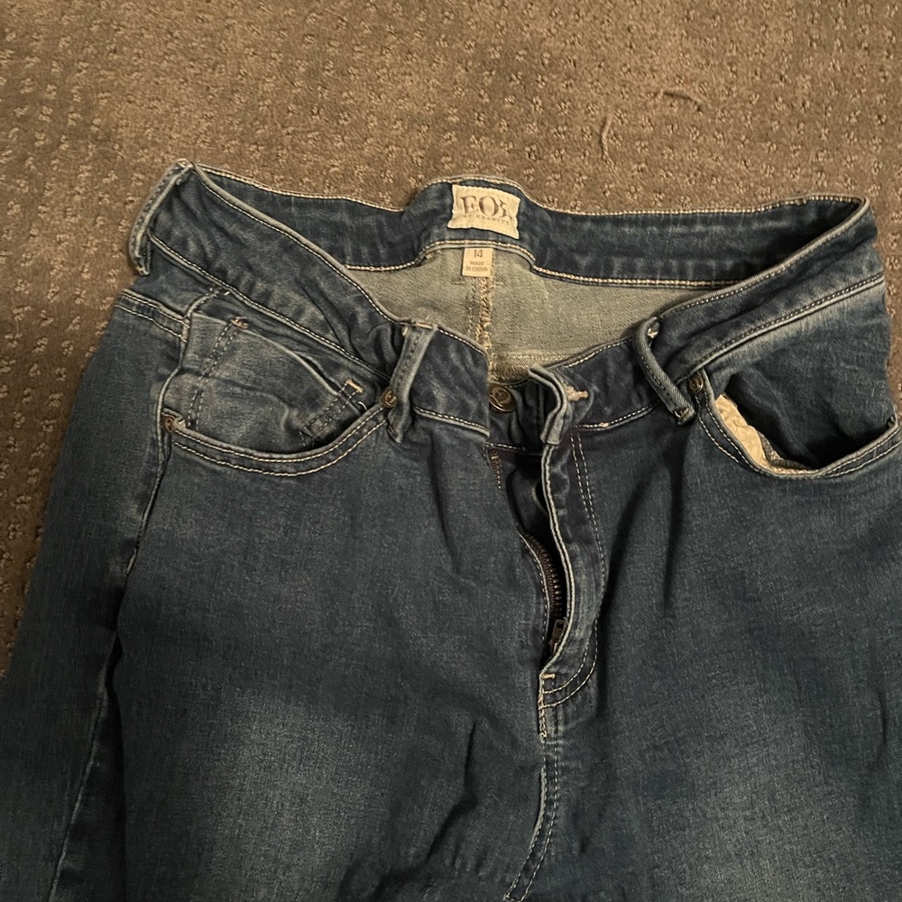 FOX Women's Boot Cut Jeans - Blue